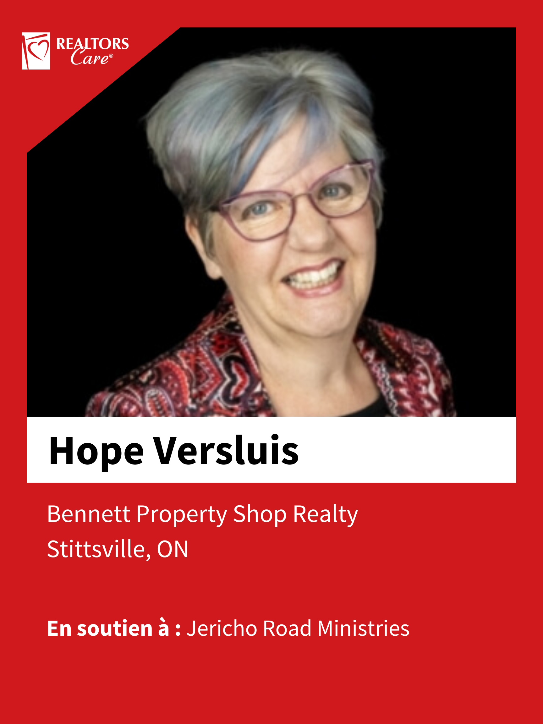 Hope Versluis
Stittsville	ON
