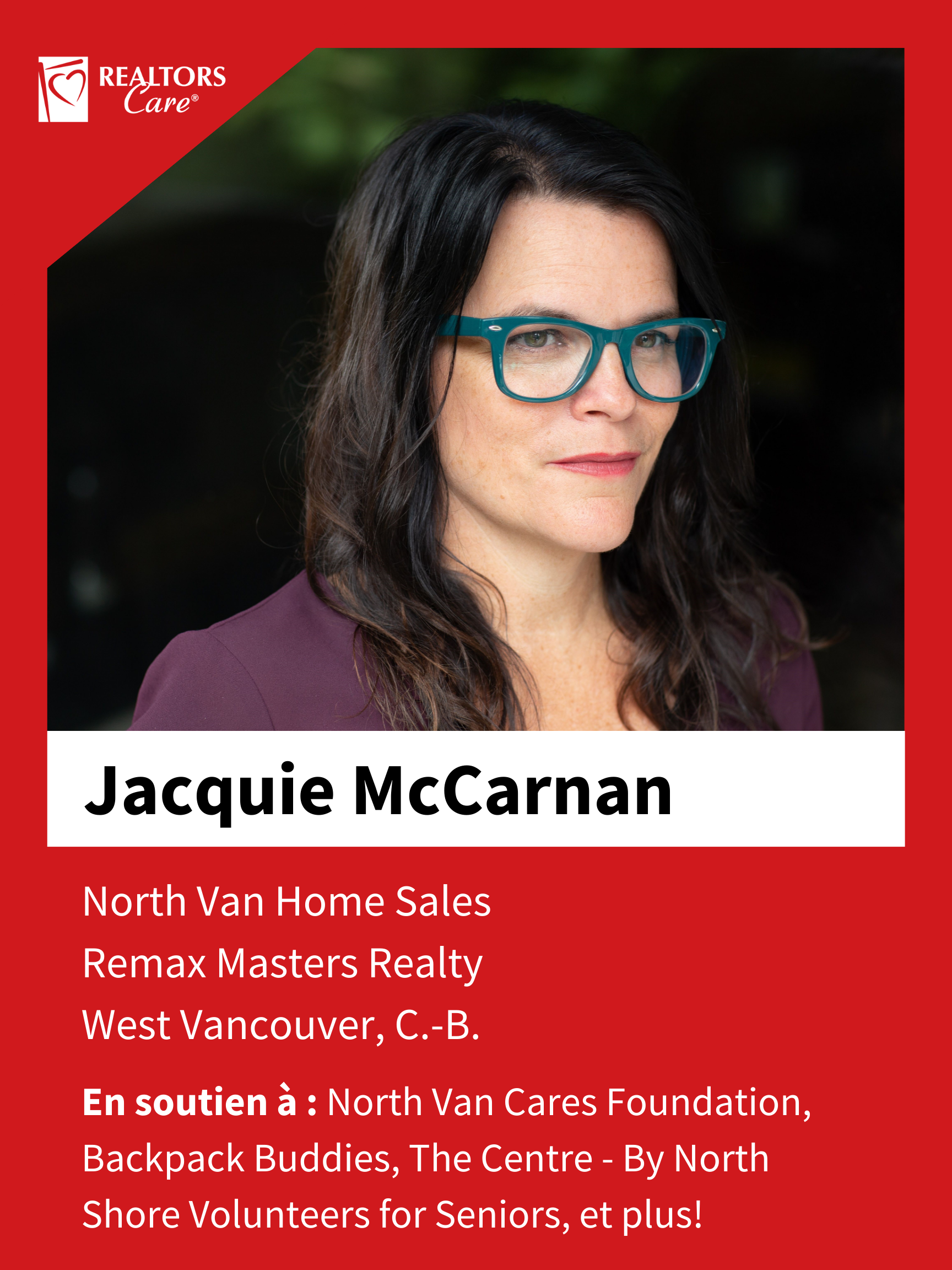 Jacquie McCarnan
West Vancouver	BC

