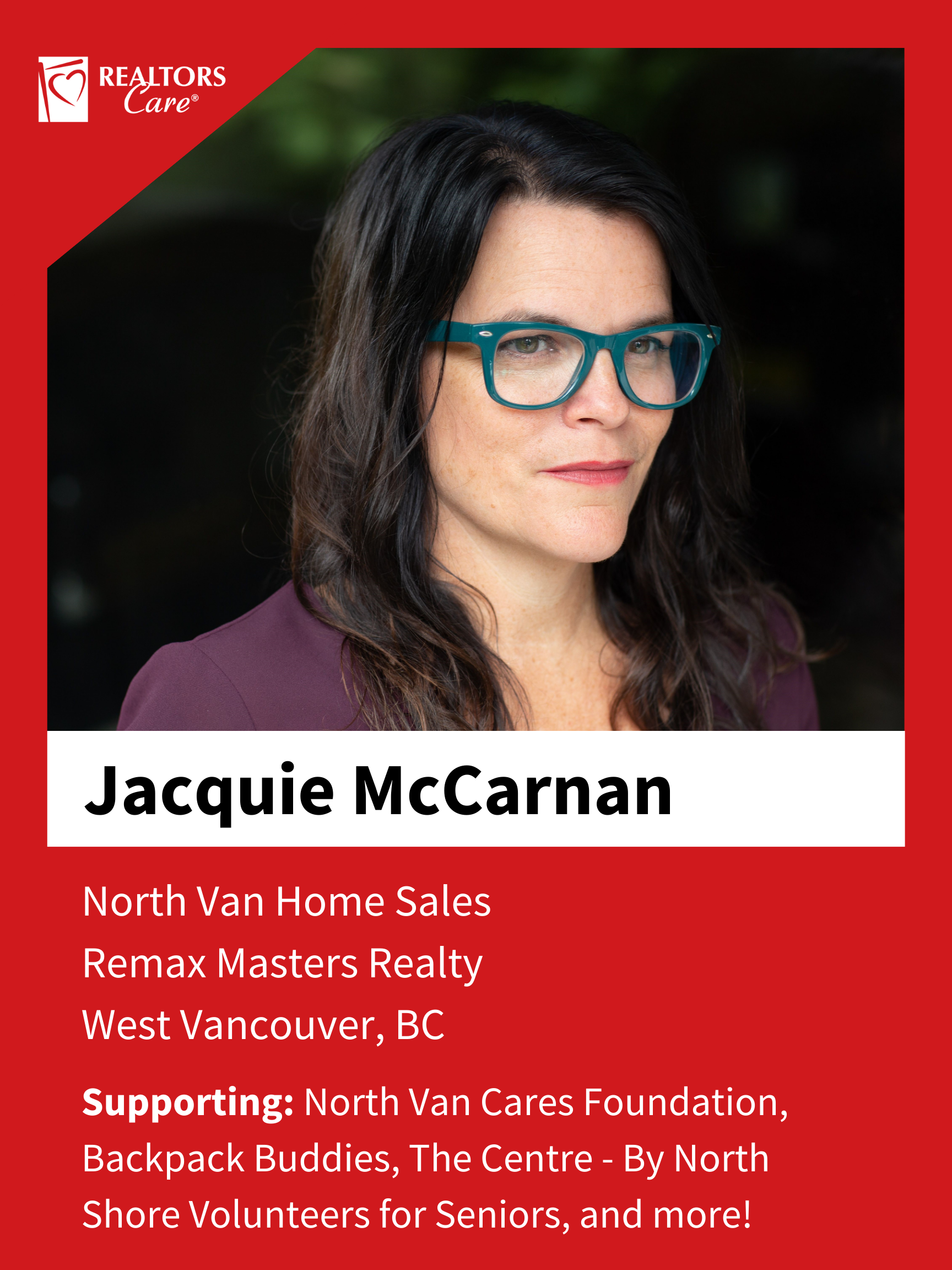 Jacquie McCarnan
West Vancouver	BC
