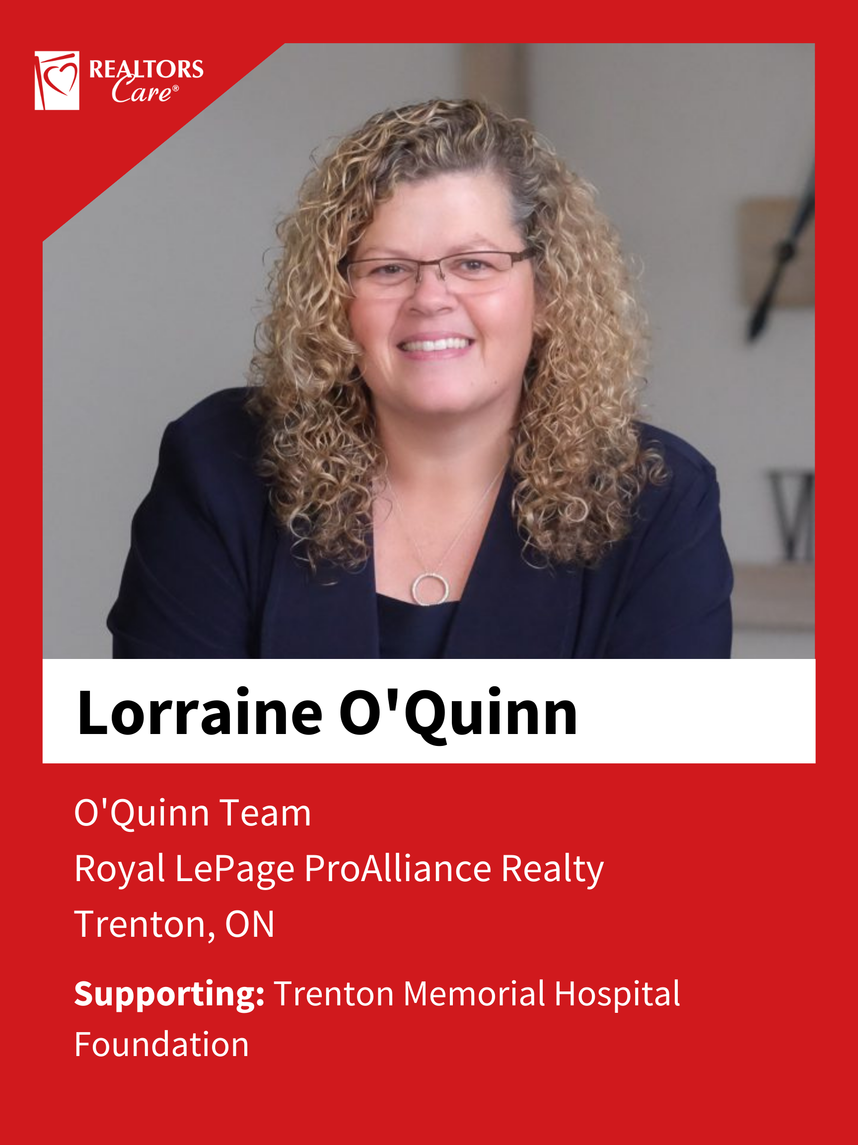 Lorraine O'Quinn
Trenton	ON
