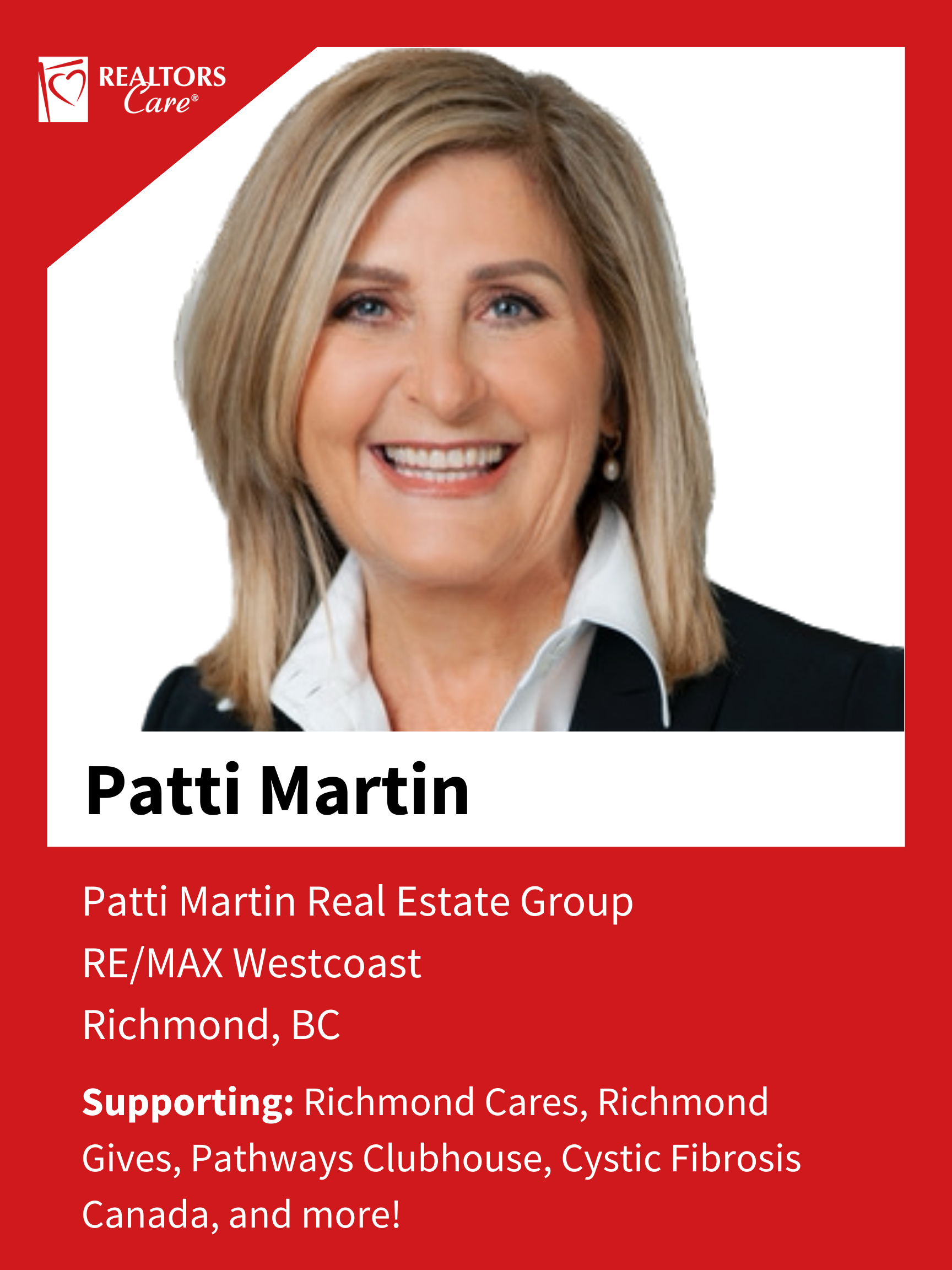 Patti Martin
Richmond	BC
