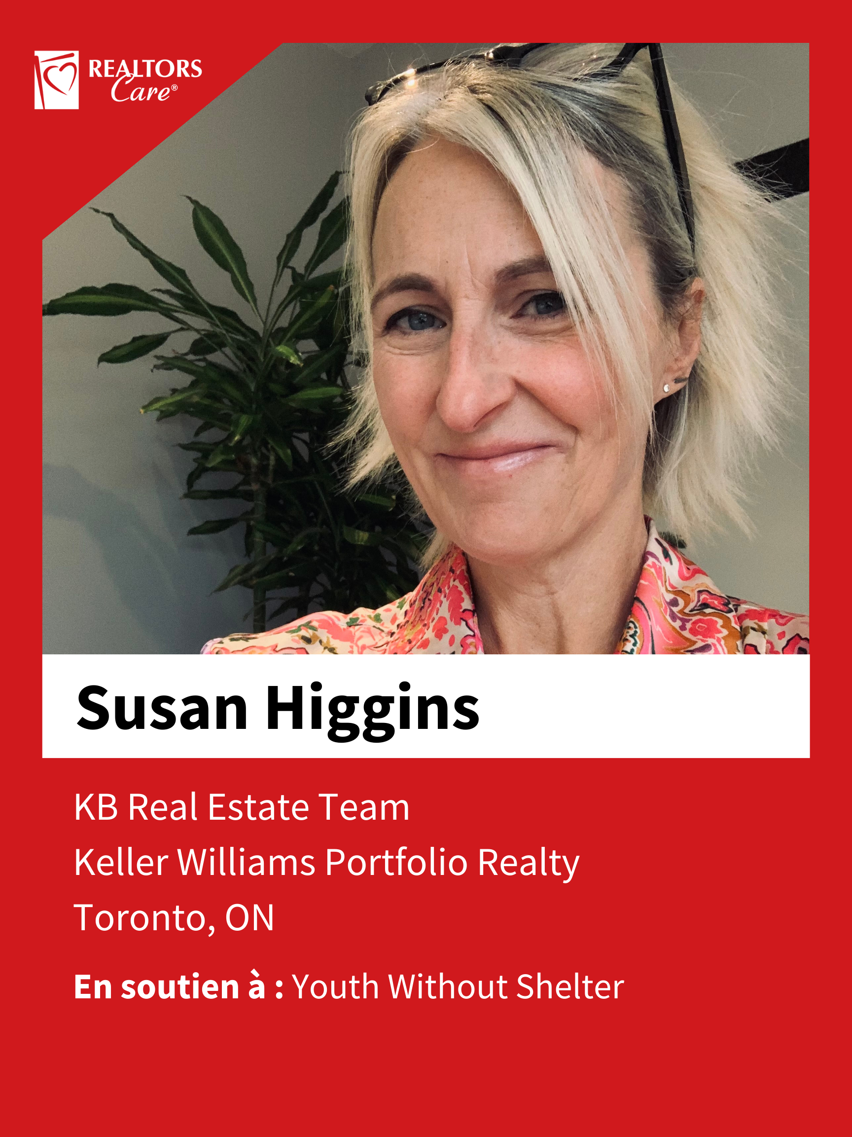 Susan Higgins
Toronto	ON