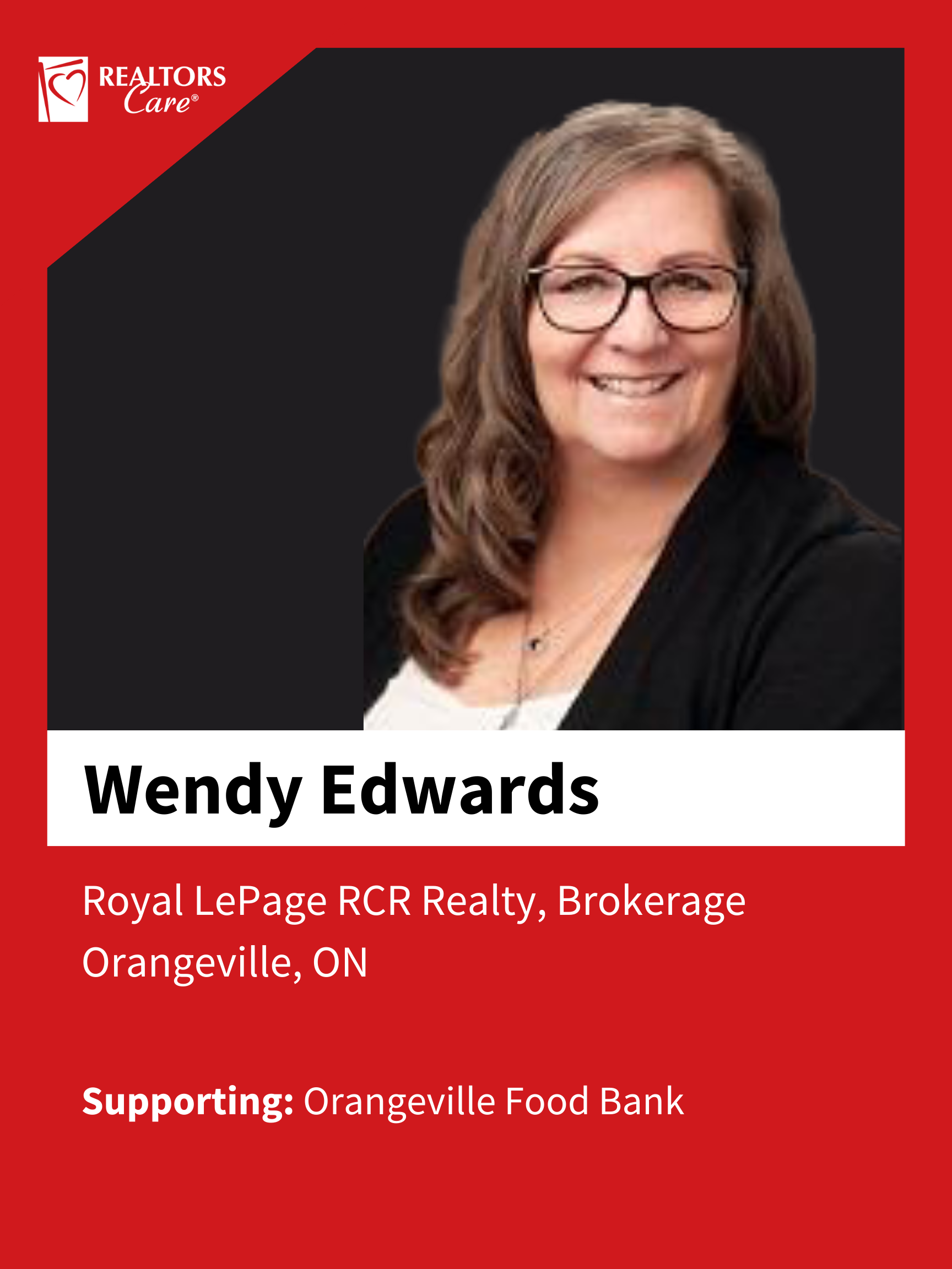 Wendy Edwards
Orangeville	ON
